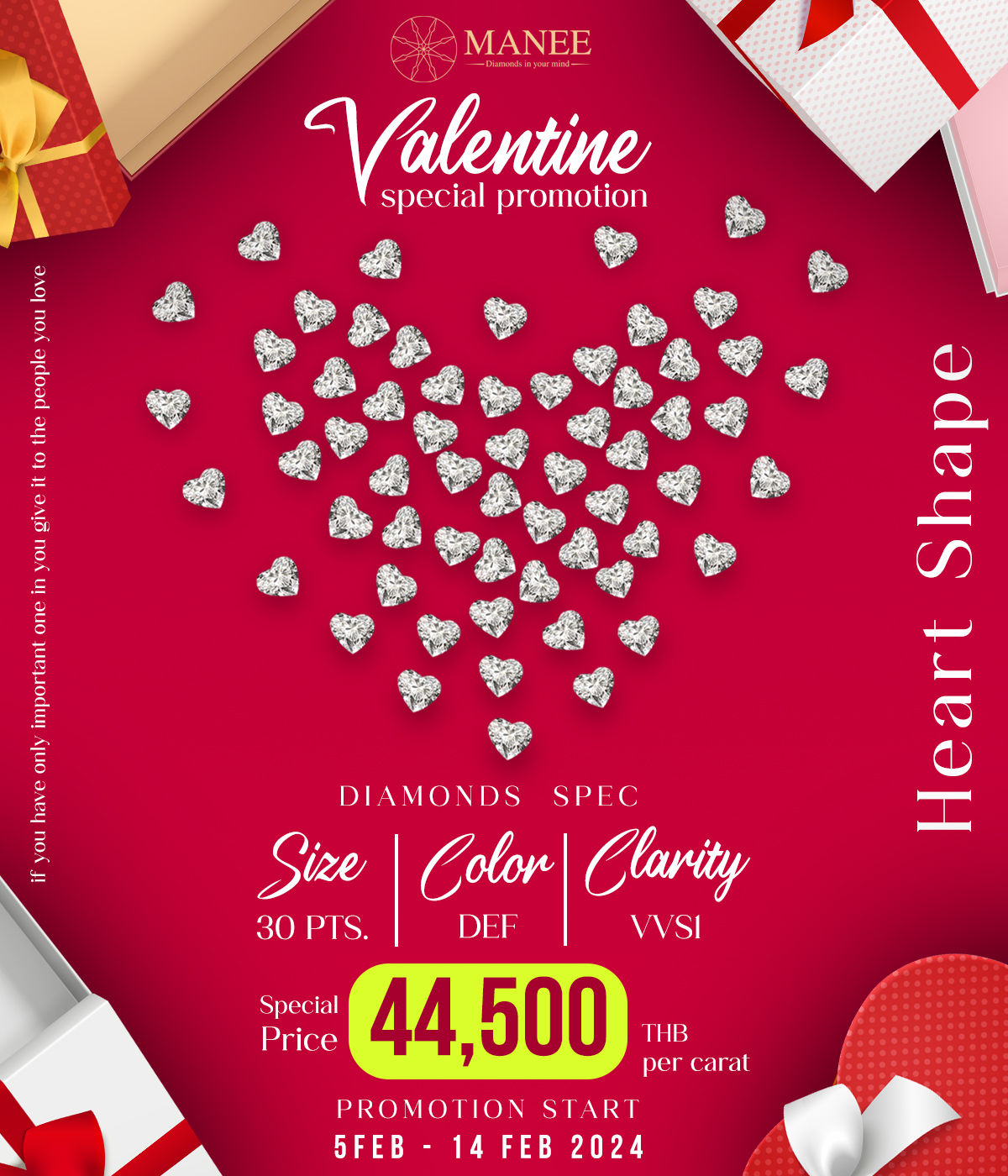 Valentine special promotion Valentine special promotion