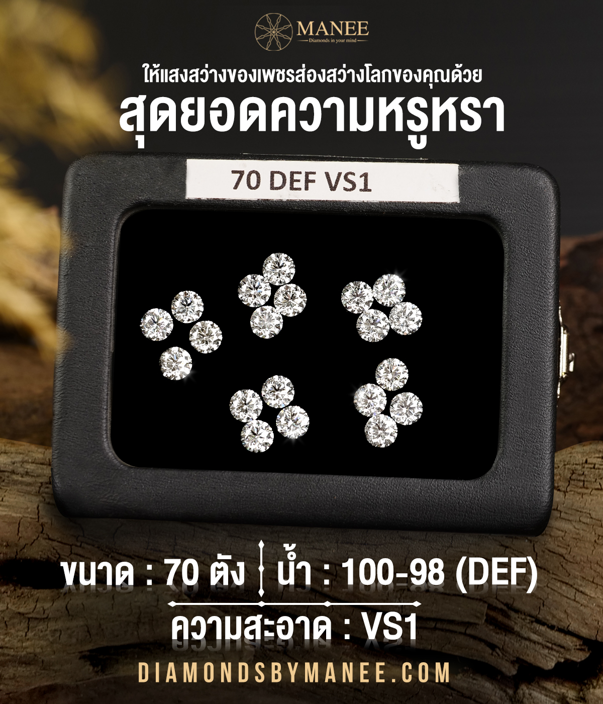 ให้แสงสว่างของเพชรส่องสว่างโลกของคุณ ให้แสงสว่างของเพชรส่องสว่างโลกของคุณ