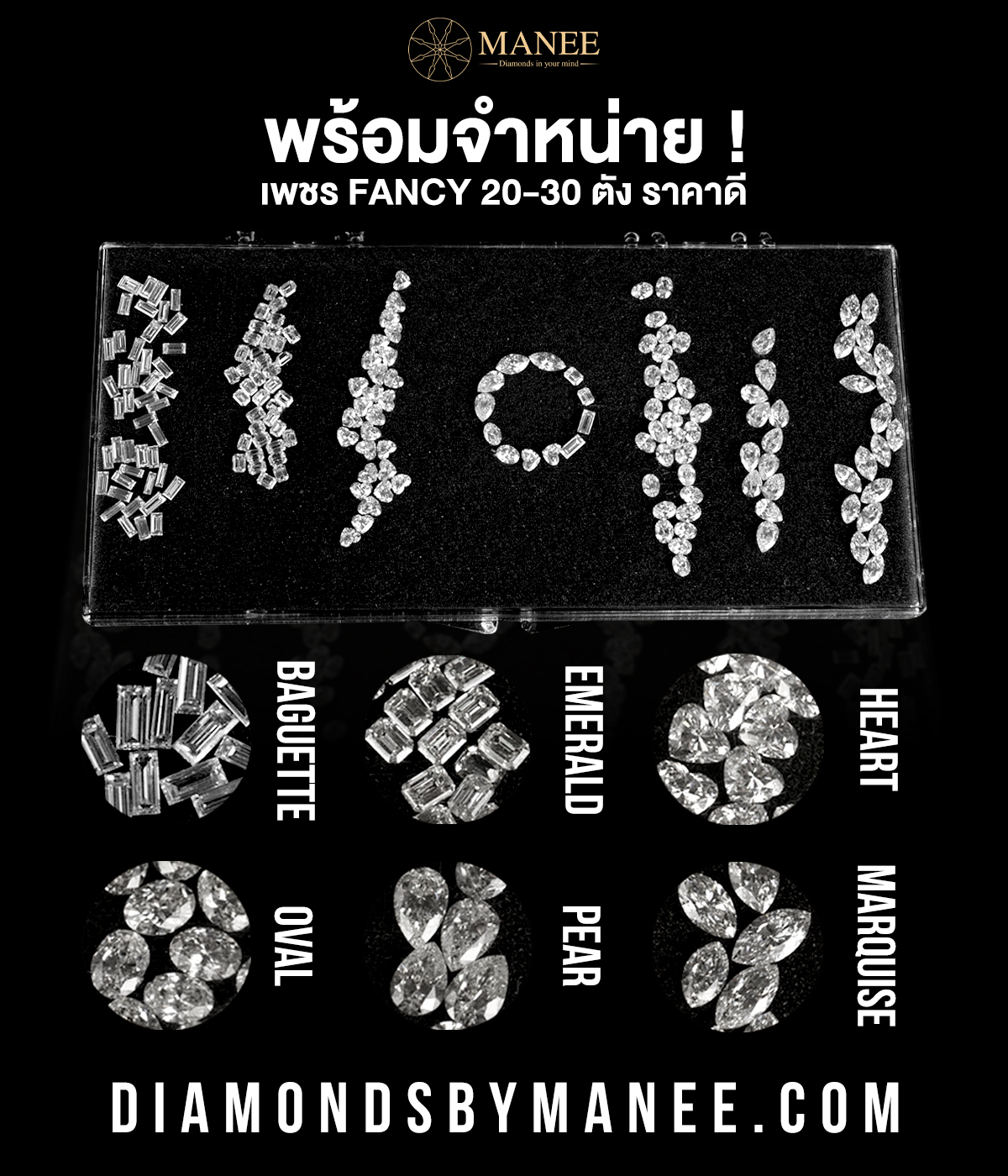 อยากได้เพชร Fancy แบบไหนก็จัดให้ได้ ! อยากได้เพชร Fancy แบบไหนก็จัดให้ได้ !